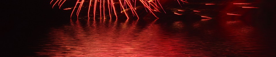 Fireworks Over Water